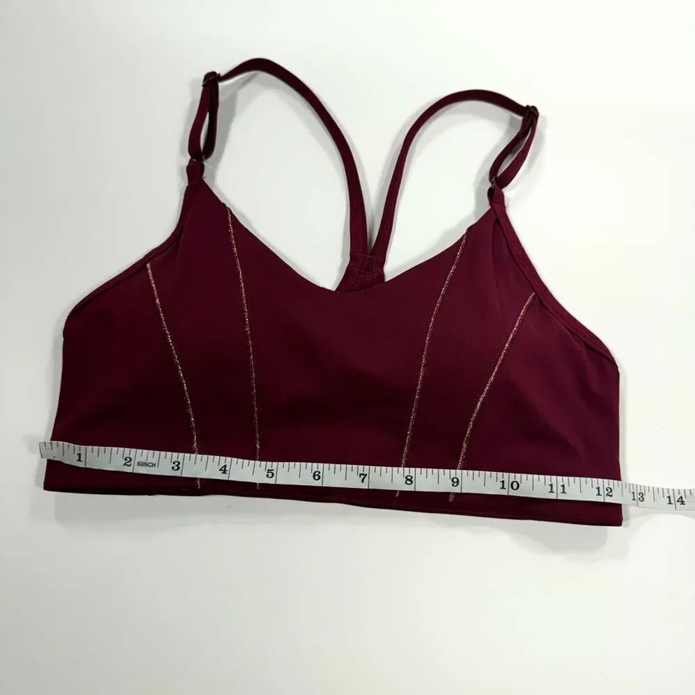 Nike Dri-fit Burgundy Women's sports bra S